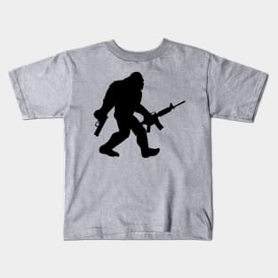 Bigfoot - Guns Kids T-Shirt